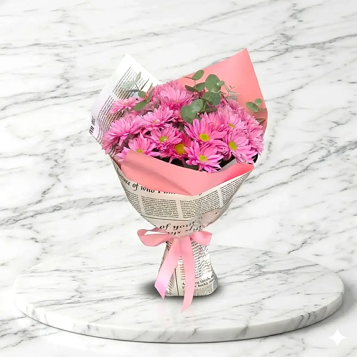 Pembe Papatya Buketi